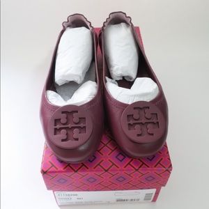 Tory Burch Minnie Travel Logo Ballet Flat